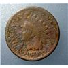 Image 1 : 1877 Indian penny  AG with old Silvertown photoguarantee