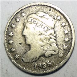 1835 Bust half dime  fine