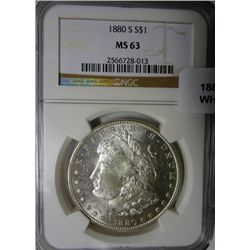 1880S Morgan $  NGC63