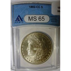 1882CC Morgan $  ANACS65