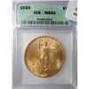 Image 1 : 1924 $20 Gold ST Gauden  ICG63
