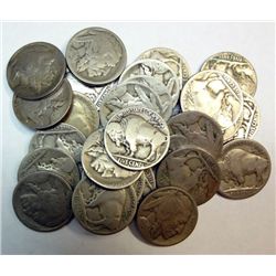 32  1917S Buffalo nickels  Good's with just a blurry 9