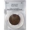 Image 1 : 1819 small date large penny  PCGS12