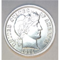 1894 BARBER DIME MS-65