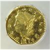 Image 2 : 1876 CALIFORNIA GOLD OCTAGONAL 25 CENT BG-780 NGC MS-62