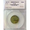 Image 1 : MINNEAPOLIS STREET TOKEN COPPER NICKEL SEGS XF-40