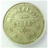 Image 4 : MINNEAPOLIS STREET TOKEN COPPER NICKEL SEGS XF-40