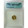 Image 1 : 1854 $1 GOLD TYPE 1 ICG MS-60 CLEANED