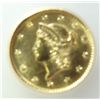 Image 2 : 1854 $1 GOLD TYPE 1 ICG MS-60 CLEANED