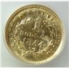 Image 4 : 1854 $1 GOLD TYPE 1 ICG MS-60 CLEANED