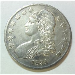 1834 BUST HALF XF+