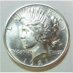 1921 PEACE DOLLAR HIGH RELIEF MS-64