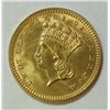 Image 1 : 1862 $1 T3 GOLD MS-64