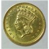 Image 1 : 1873 $1 GOLD OPEN 3 MS-62