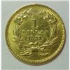 Image 2 : 1873 $1 GOLD OPEN 3 MS-62