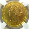 Image 2 : 1888-S $5 LIBERTY GOLD NGC MS-61