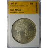 Image 1 : 1897 MORGAN SILVER DOLLAR GEM BU