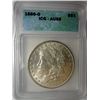 Image 1 : 1886-O MORGAN DOLLAR ICG AU58 COIN LOOKS CH BU TO US!