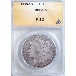 1895-S MORGAN DOLLAR ANACS FINE 12