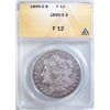 Image 1 : 1895-S MORGAN DOLLAR ANACS FINE 12