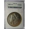 Image 1 : 1893-O MORGAN DOLLAR ANACS EF-AU45 NICE!