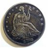 Image 1 : 1876 SEATED HALF XF+ NICE