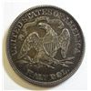 Image 2 : 1876 SEATED HALF XF+ NICE