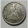Image 1 : 1875-CC 20 CENT PIECE NICE VF, RARE LISTS AT $675