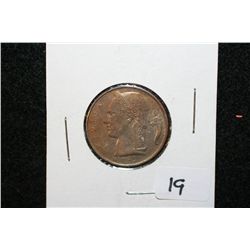1963 Foreign Coin; 5 Belgie