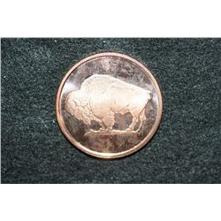 2011 Buffalo Copper Round, .999 Fine 1 Oz.