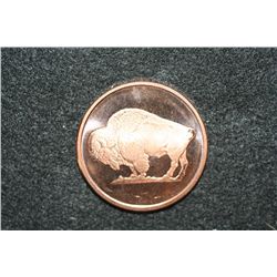 2011 Buffalo Copper Round, .999 Fine 1 Oz.