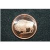 Image 1 : 2011 Buffalo Copper Round, .999 Fine 1 Oz.