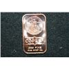 Image 1 : 2012 Copper Ingot, .999 Fine 1 Oz.