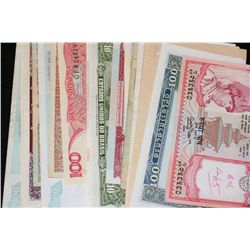 25 Foreign Bank Notes