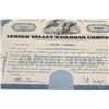 Image 1 : Lehigh Valley Railroad Co. Stock Certificate dated 1952