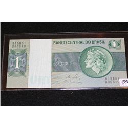 Banco Central Do Brasil Um Cruzeiro Foreign Bank Note