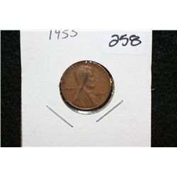 1955 Wheat Back Penny