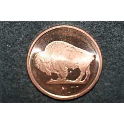 2011 Buffalo Copper Round, .999 Fine 1 Oz.