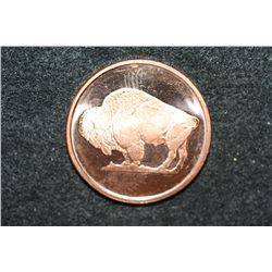 2011 Buffalo Copper Round, .999 Fine 1 Oz.