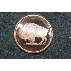 2011 Buffalo Copper Round, .999 Fine 1 Oz.