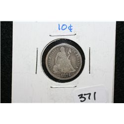1875 Seated Liberty Dime