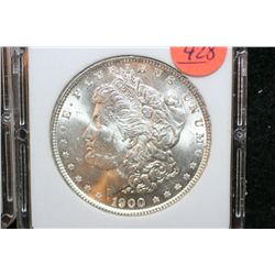 1900 Silver Morgan $1, MCPCG Graded MS62