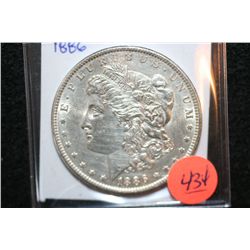 1886 Silver Morgan $1