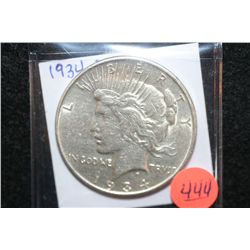 1934-D Peace $1
