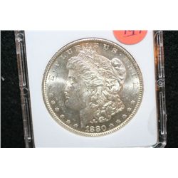 1880-S Silver Morgan $1, MCPCG Graded MS64 w/Proof Like Surface