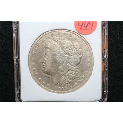 1893-CC Silver Morgan $1, MCPCG Cleaned Fine Details