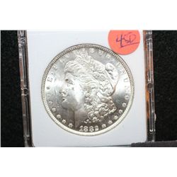 1882-CC Silver Morgan $1, MCPCG Graded MS63