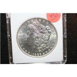 1886 Silver Morgan $1, MCPCG Graded MS63