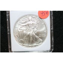 2008 Silver Eagle $1, MCPCG Graded MS70