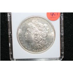 1880-S Silver Morgan $1, MCPCG Graded MS64 w/Proof Like Surface